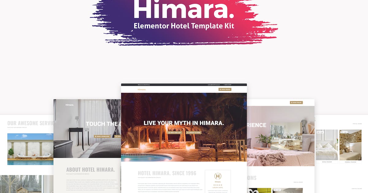 Himara – Hotel Template Kit