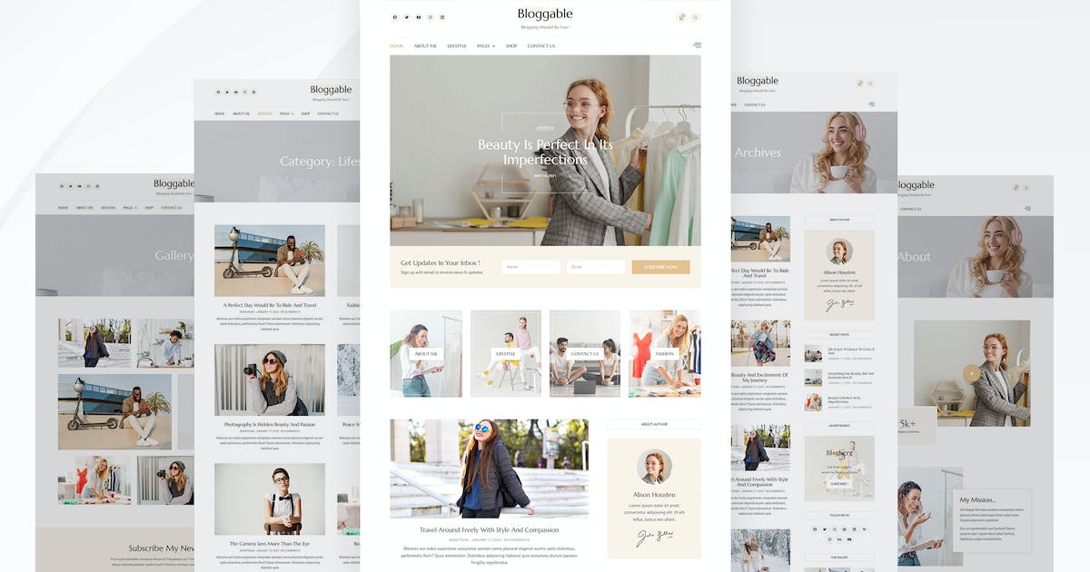 Bloggable – Modern Blog Elementor Template Kit