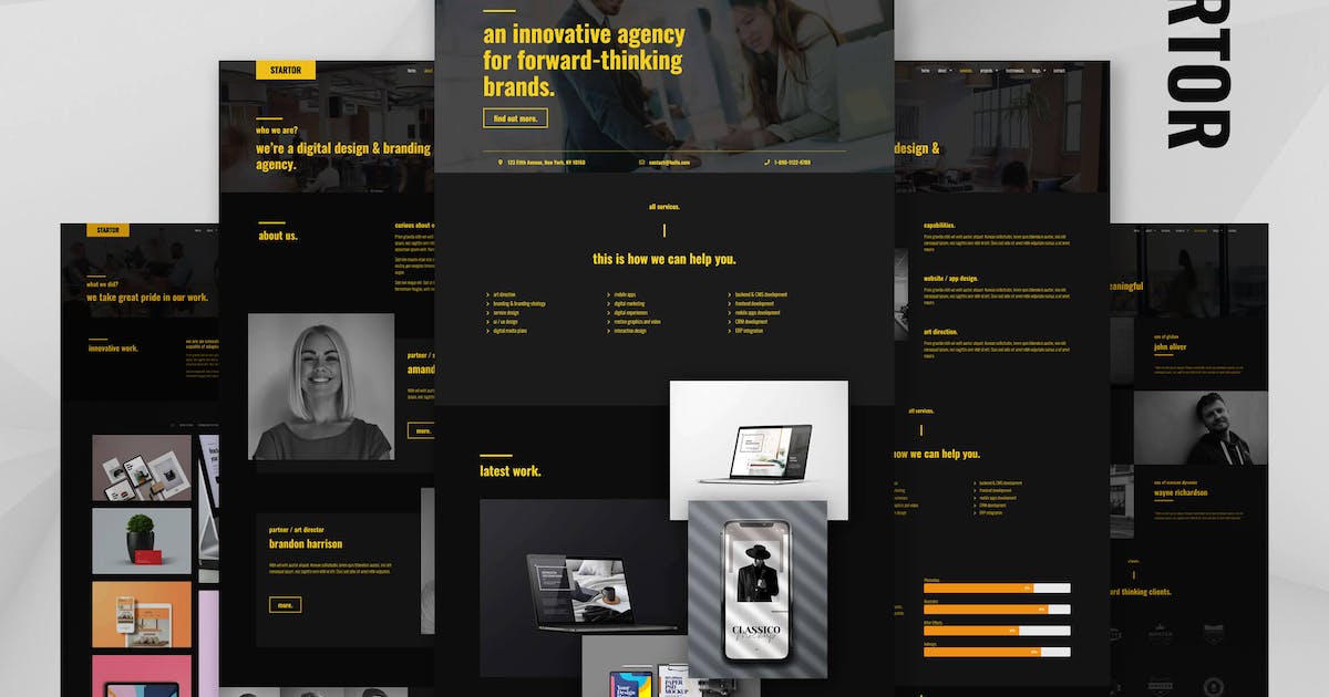 STARTOR – Agency & Company Elementor Template Kit