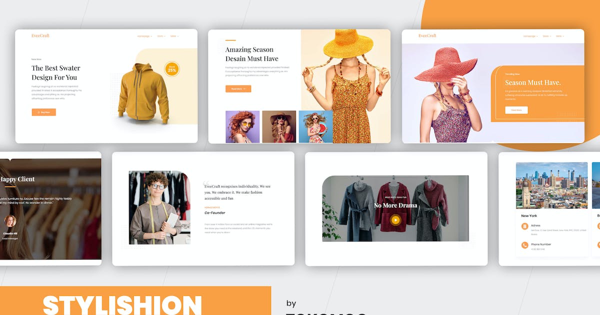 Stylishion | Fashion Elementor Template Kit