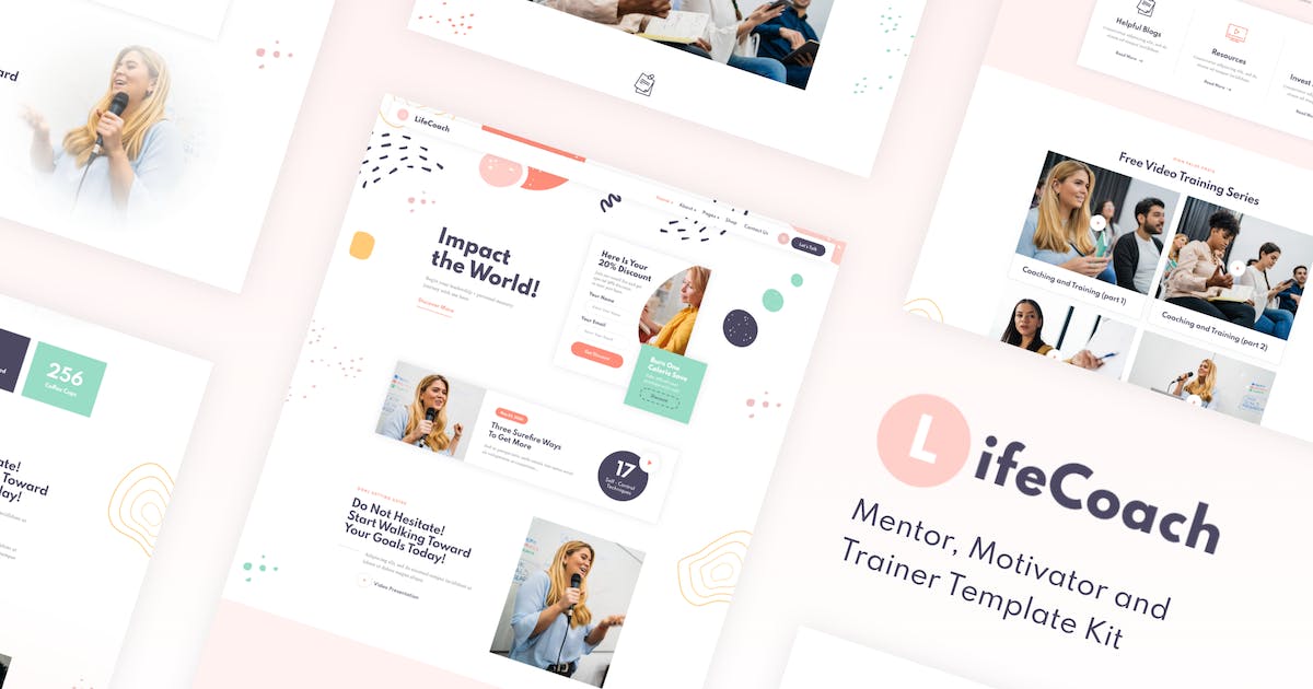 LifeCoach | Mentor & Trainer Template Kit