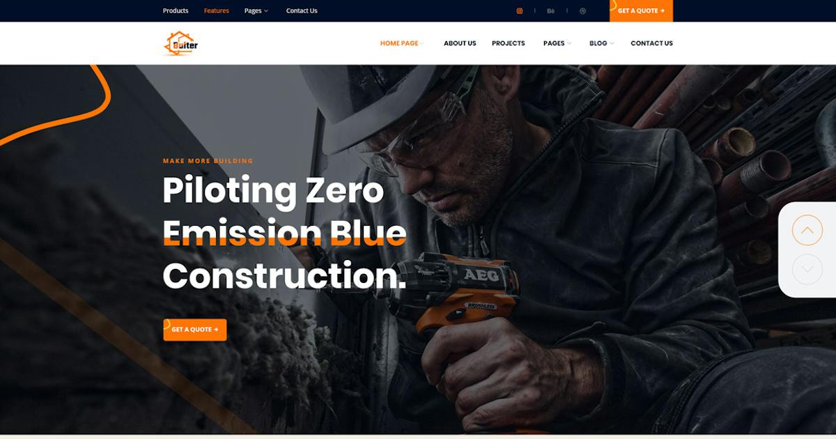 Bulter – Clean Construction Template Kit