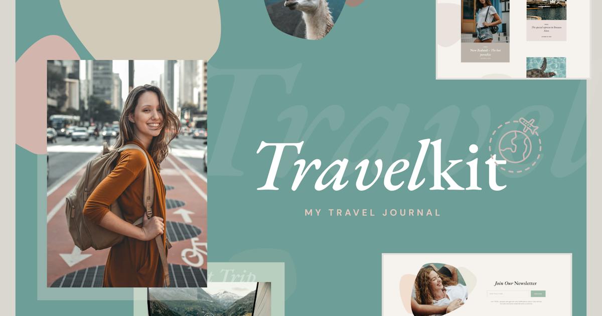 TravelKit – Journal & Blog Template Kit for Elementor Ã§Ã¡Ã£