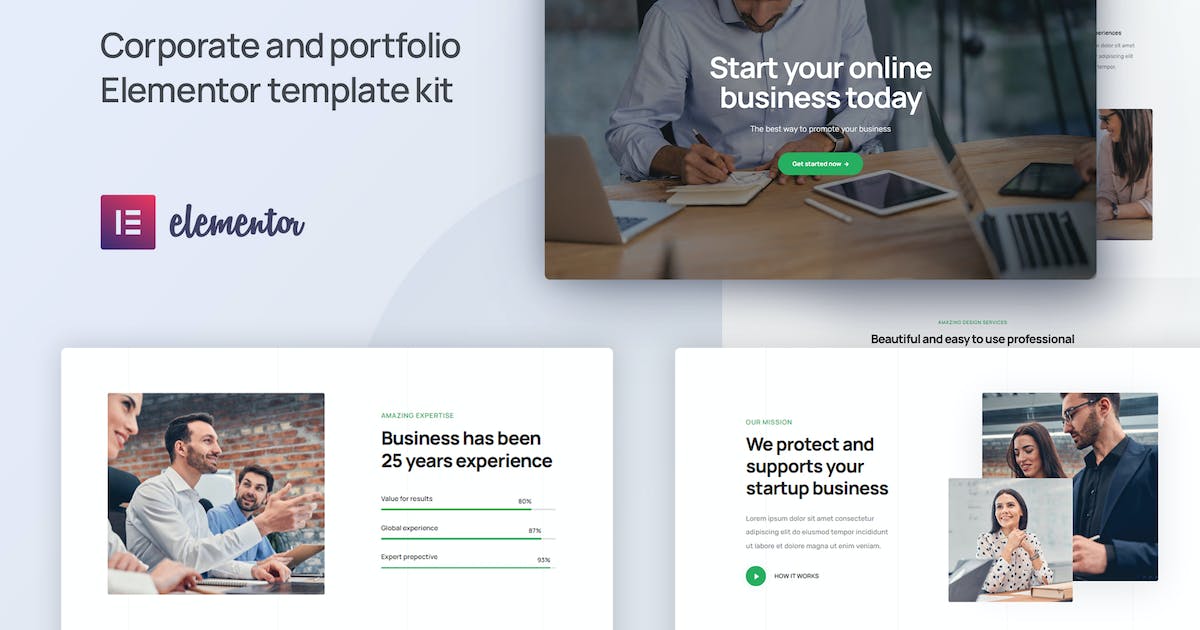 Bumbo – Business & Startup Portfolio Elementor Template Kit