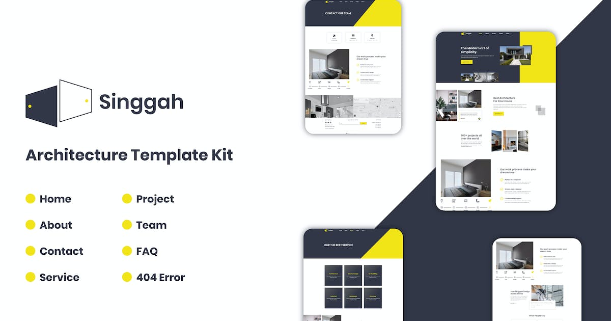 Singgah – Architecture Elementor Template Kit