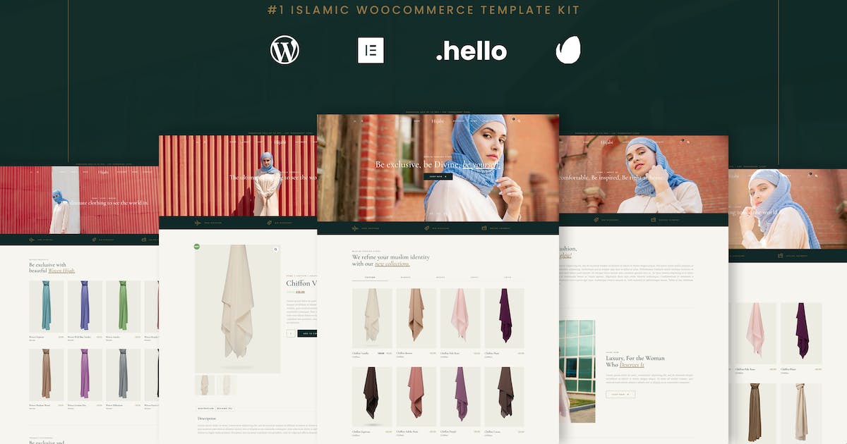 Hijabi – Muslim Shop Woocommerce Elementor Template Kit