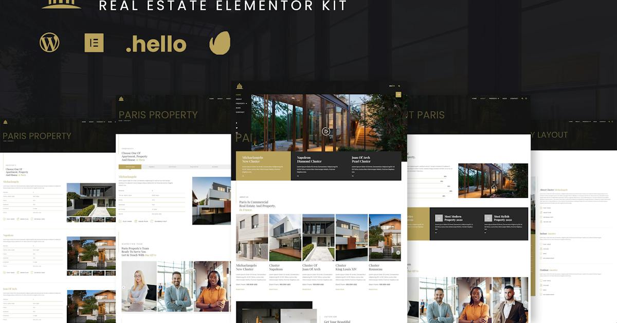 Paris – Real Estate Elementor Kit