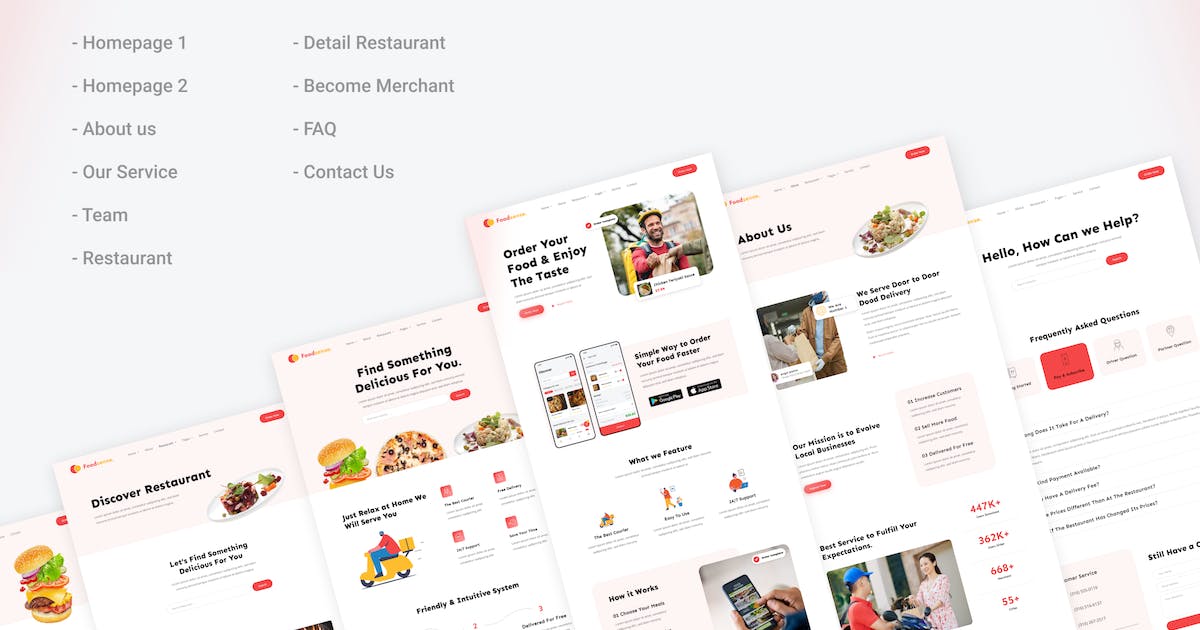 FoodSense | Food Delivery Elementor Template Kit