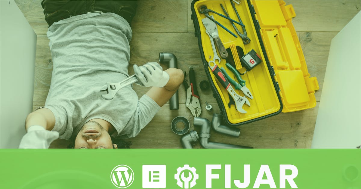Fijar – Plumbing Service Elementor Template Kit