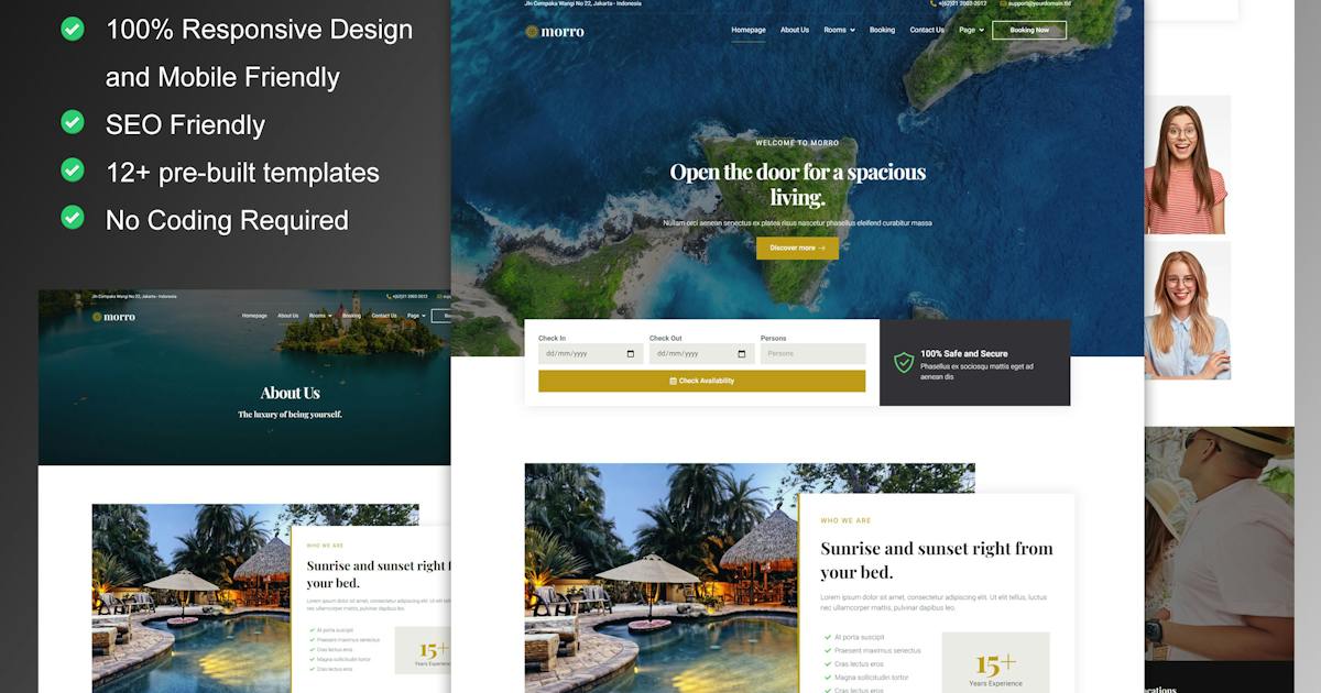 Morro – Hotel & Resort Elementor Template Kit