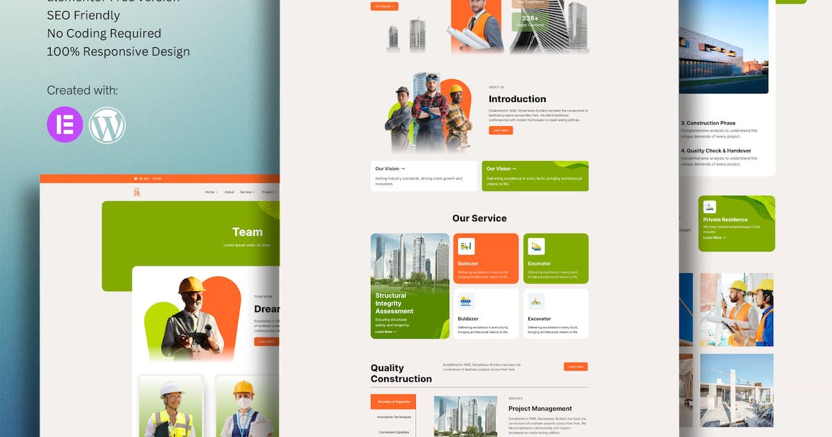 Solidcons – Construction & Industry Elementor Template Kit