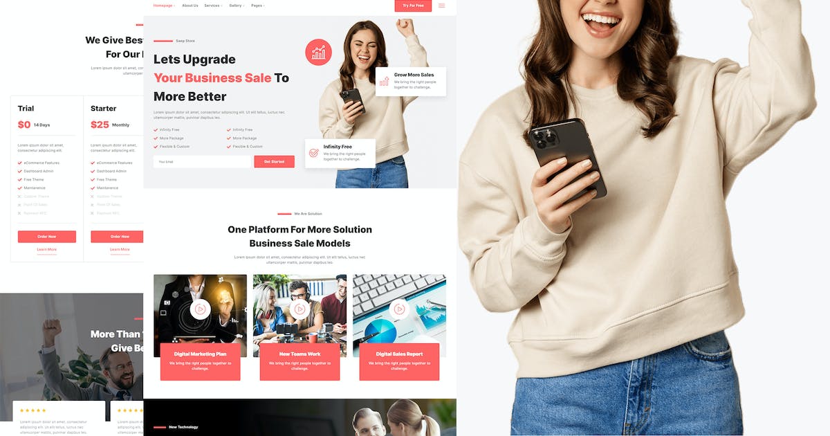 Saep – eCommerce App SaaS Showcase Elementor Template Kit