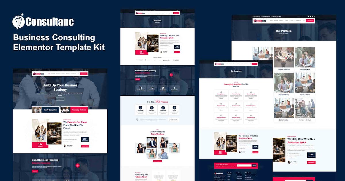 Consultanc – Business Consulting Elementor Template Kit