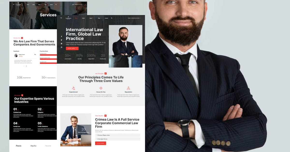 Lawtarro – Attorney & Law Firm Elementor Template Kit
