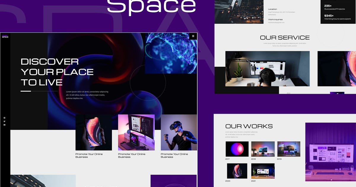 QuickSpace – Creative Business Elementor Template Kit