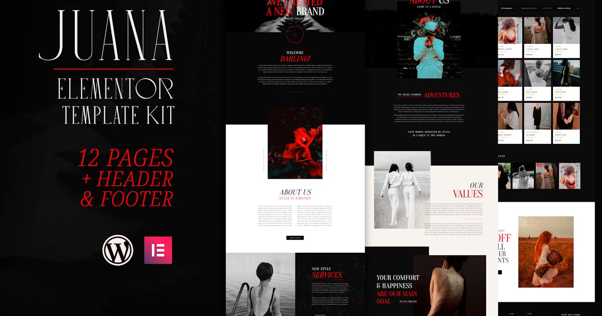 Juana – Fashion Store Elementor Template Kit