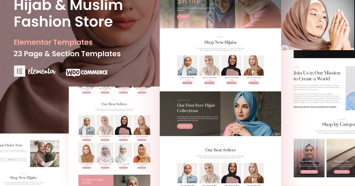 Jamila – Hijab & Muslim Fashion Store Elementor Pro Kit