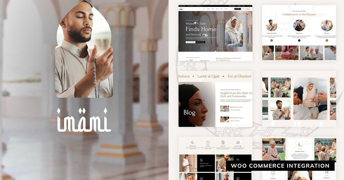 Imami – Islamic Center Mosque Elementor Pro Template Kit