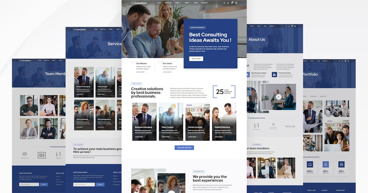 Bizconsultum – Business Consulting Elementor Template Kit