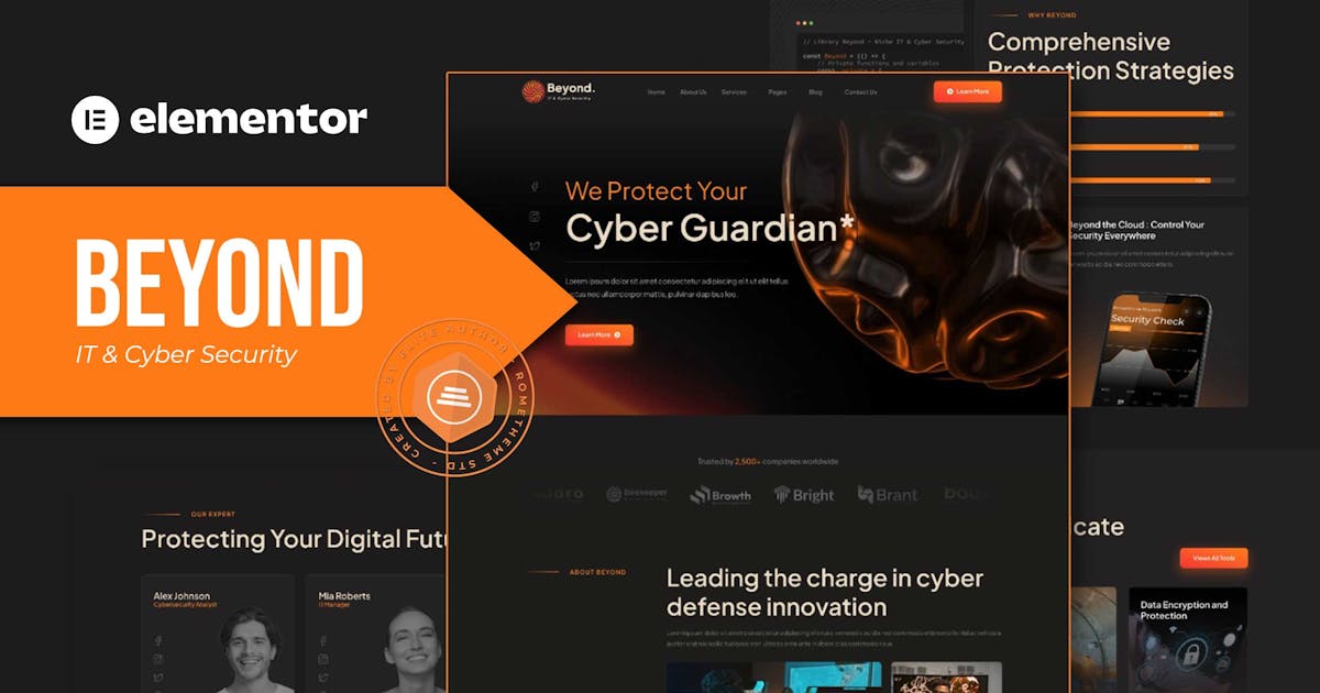 Beyond – IT & Cyber Security Elementor Template Kit