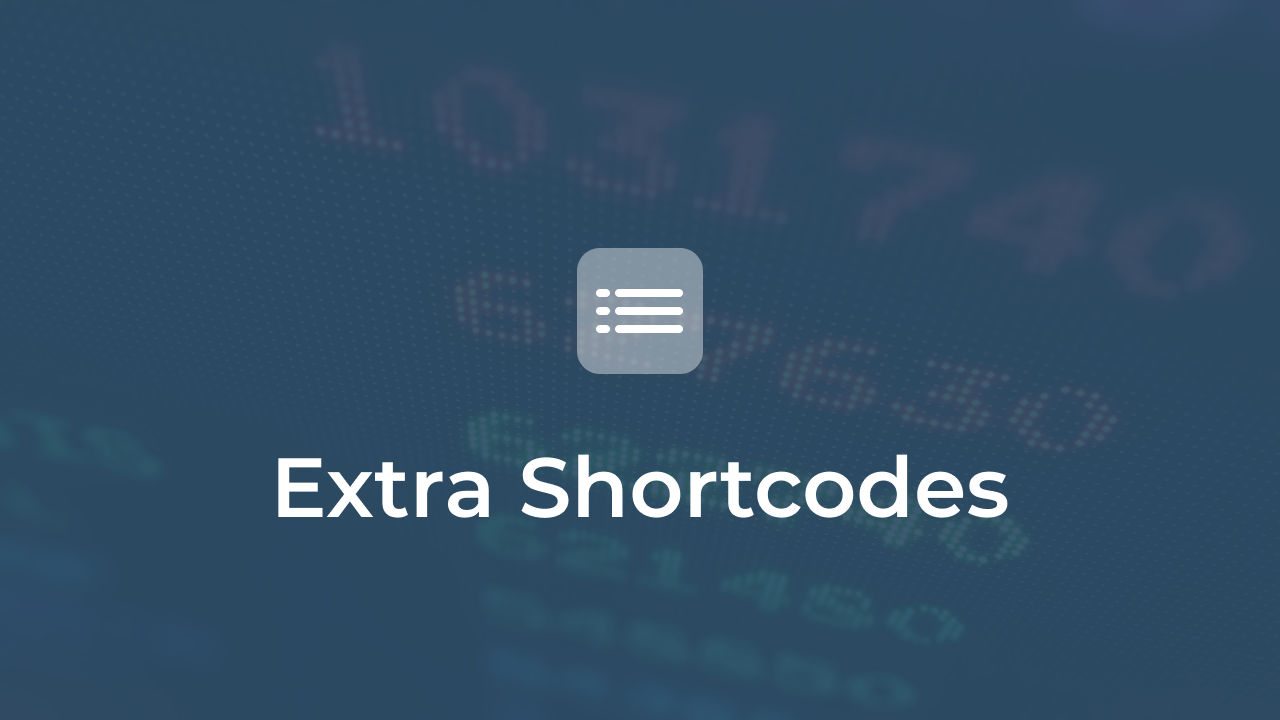 QSM / Quiz And Survey Master  Extra Shortcodes