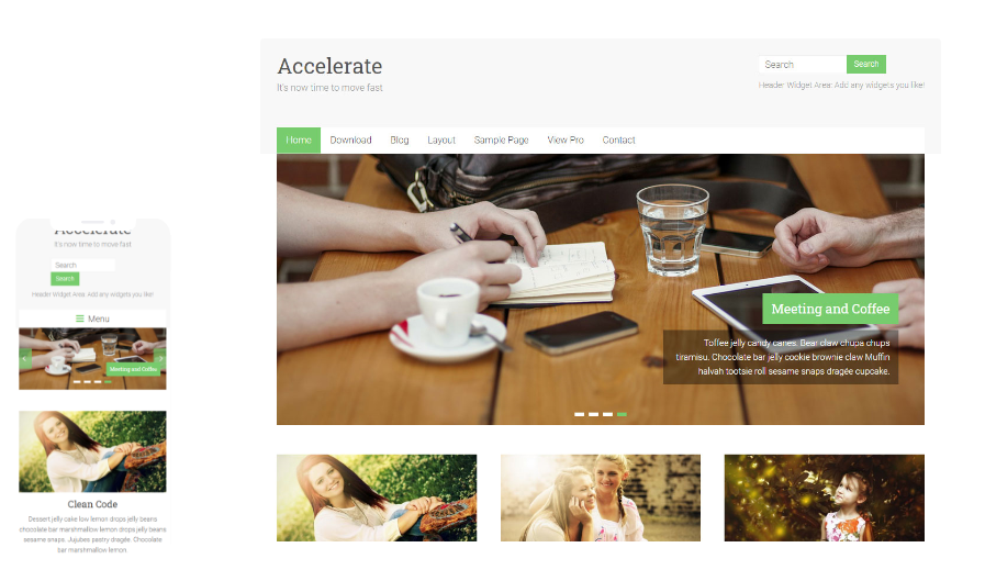 ThemeGrill Accelerate Pro – Simple Business WordPress Theme