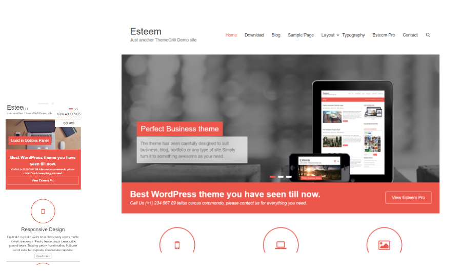 ThemeGrill Esteem Pro – Vintage WordPress Theme