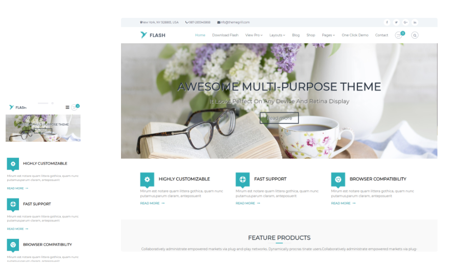 ThemeGrill Flash Pro – MultiPurpose WordPress Theme