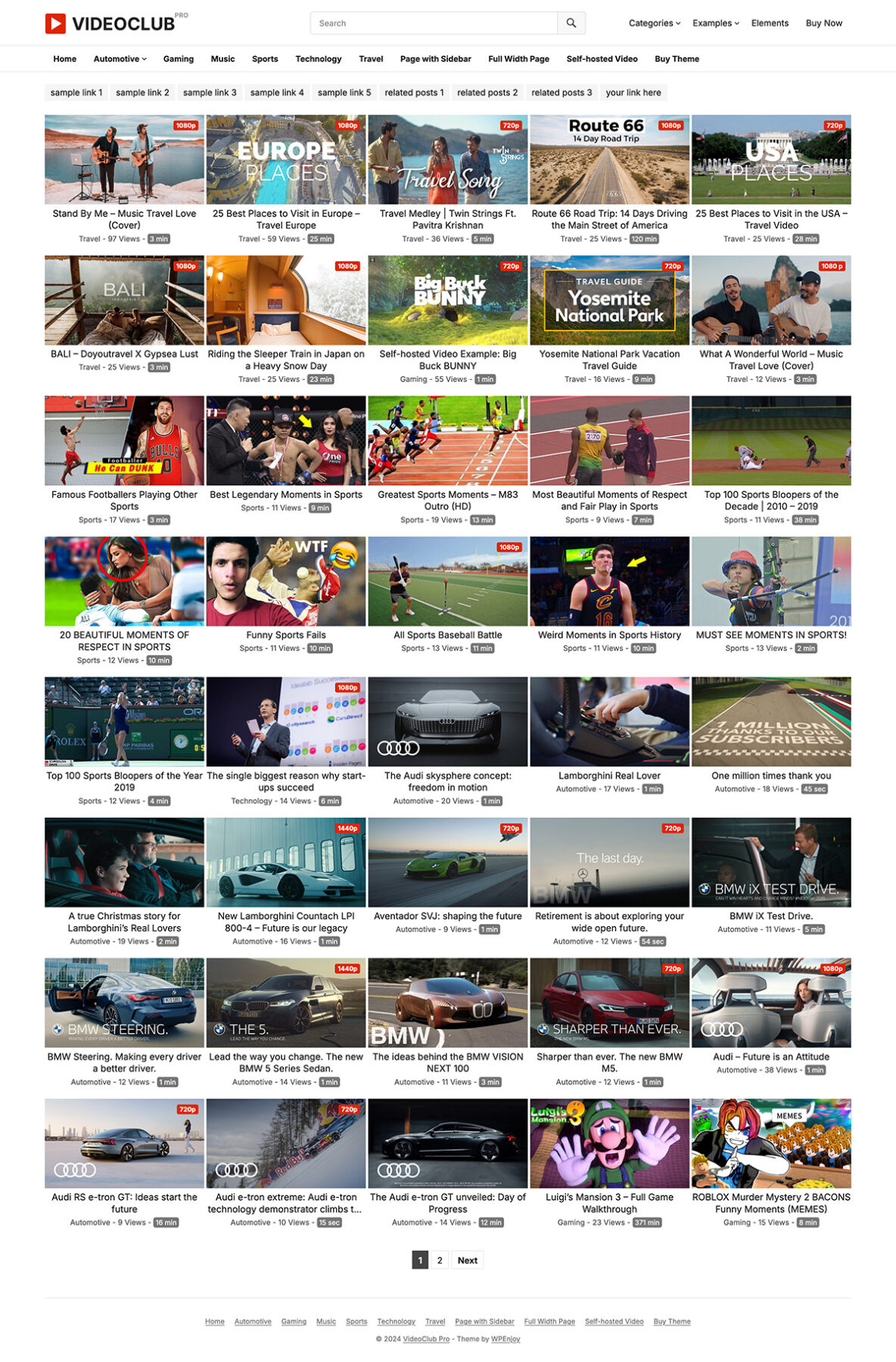WP Enjoy  VideoClub Pro
