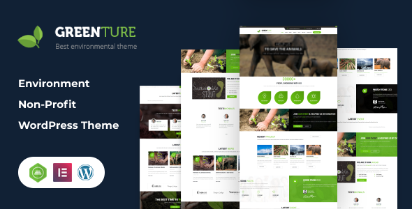 Download Greenture – Environment / Non-Profit WordPress Theme