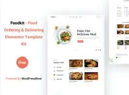 Foodkit – Food Ordering & Delivering Elementor Template Kit