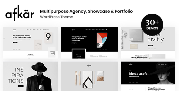 Télécharger Afkar – Creative Portfolio WordPress Theme