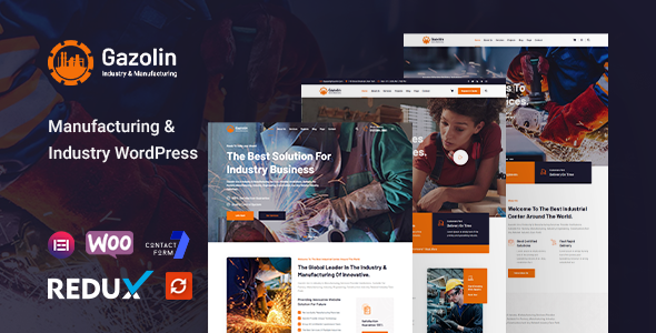 Download Gazolin – Industry & Factory WordPress Theme