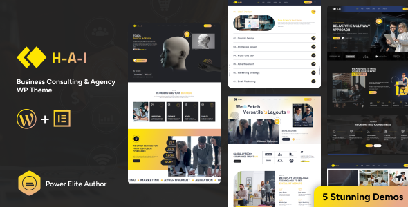 Télécharger Hai – Elementor Agency WordPressTheme