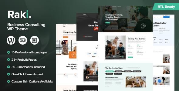 Download Raki – Business, Finance Consulting WordPress Theme