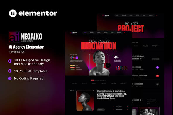 Télécharger Neoaixo – AI Agency Elementor Template Kit
