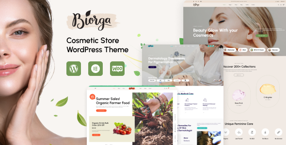 Download Biorga – Elementor Beauty Cosmetics Shop WordPress Theme