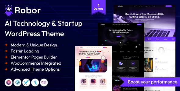 Télécharger Robor – AI and Automation Integration WordPress Theme