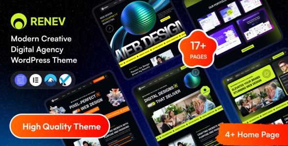 Download Renev – Creative Digital Agency WordPress Theme