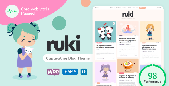 Download Ruki – A Captivating Personal Blog Theme