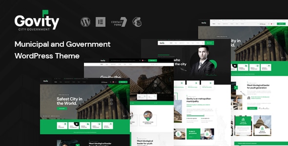 Download Govity – Municipal and Government WordPress Theme