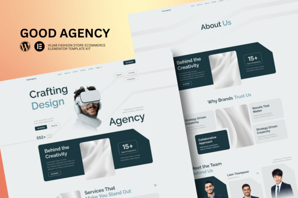 Download GoodAgency – Creative Agency Elementor Template Kit