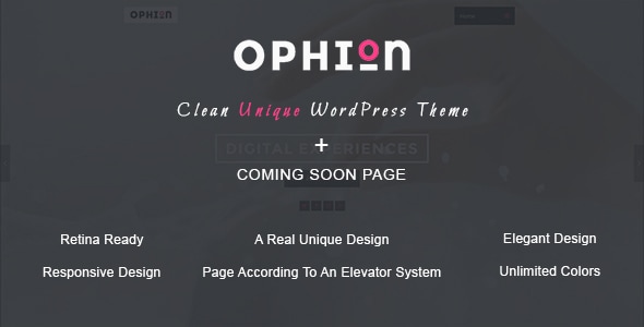 Télécharger Ophion – Clean WordPress Theme