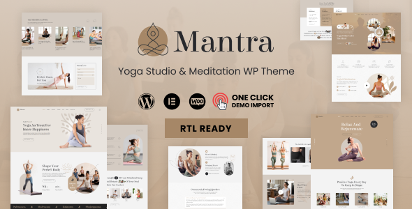 Download Mantra – Yoga Fitness WordPress Theme