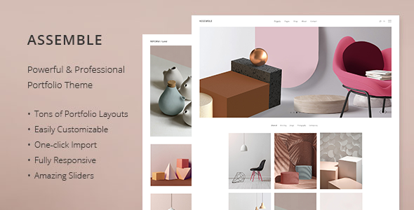 Télécharger Assemble – Portfolio WordPress Theme