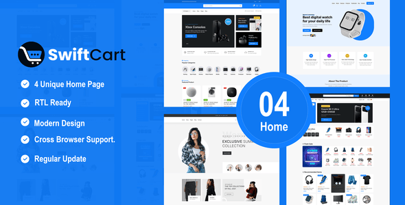 Télécharger SwiftCart – Multipurpose WooCommerce WordPress Theme