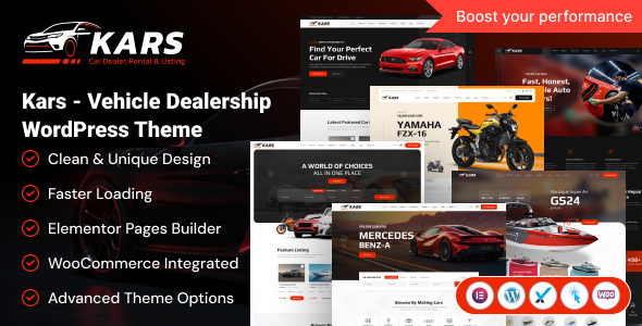 Télécharger Kars – Vehicle Dealership WordPress Theme