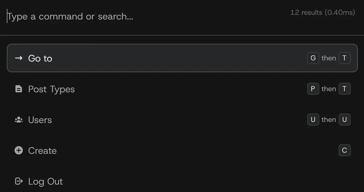 Download CommandUI | The Command Palette for WordPress
