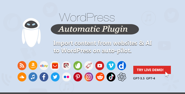 Download WordPress Automatic Plugin – AI Content Generator Auto Poster
