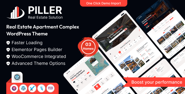 Télécharger Piller – Real Estate WordPress Theme